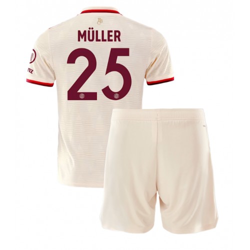 Bayern Munich Thomas Muller #25 Rezervni Dres za djecu 2024-25 Kratak Rukav (+ Kratke hlače)